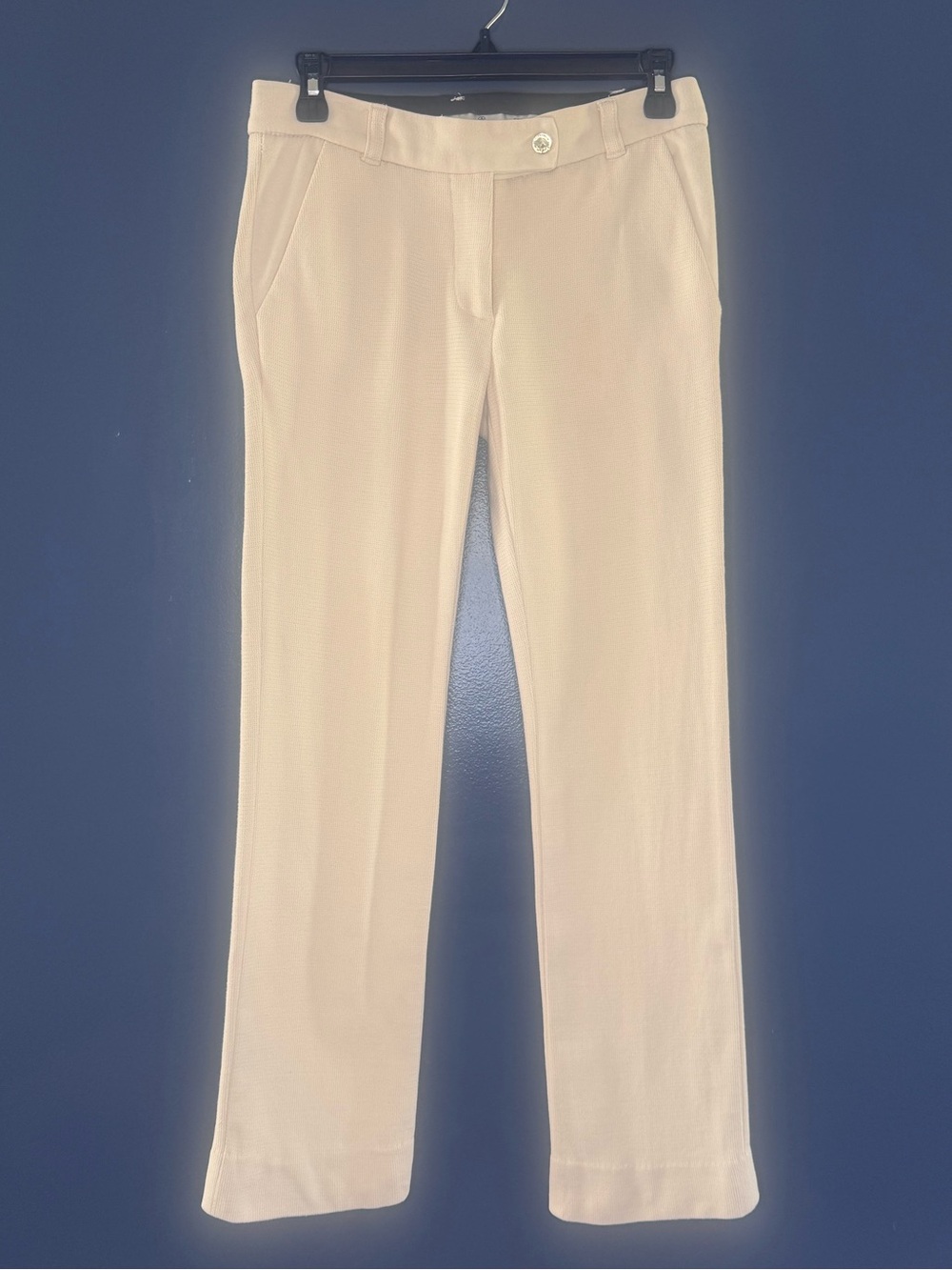 Tory Burch Woman’s Cream off white Dress Pants - Straight Leg Size 2 Luxury Pant